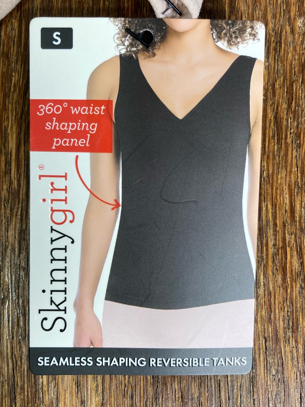 Skinny Girl Shaping Reversible Tanks Women’s Size Small Black/White/Taupe NWT - Picture 5 of 6
